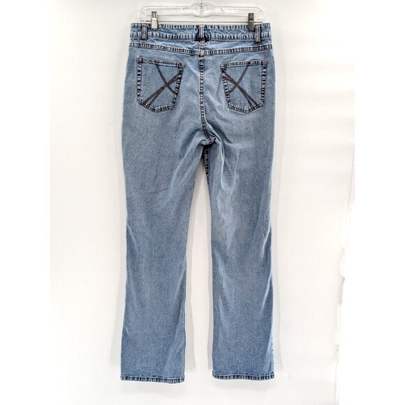 FDJ French Dressing Bootcut Blue Light Wash Stretch High Rise Jeans Size 14 - Picture 2 of 6